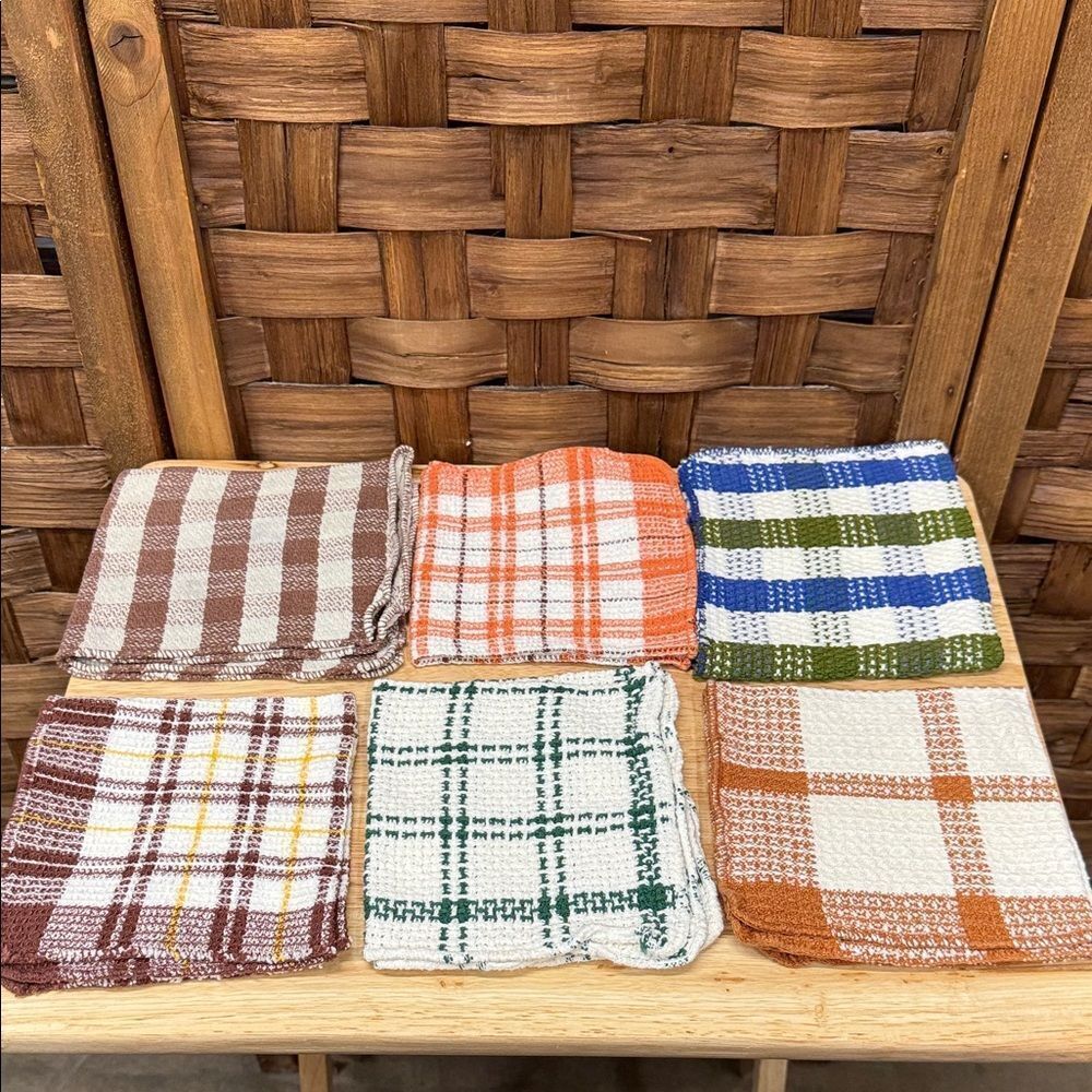 Plaid Kitchen Linen Set - Multicolor